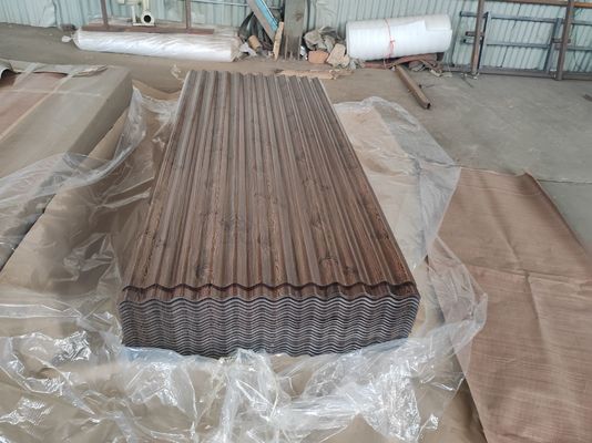 Strati ondulati galvanizzati del tetto del metallo con 270-500n/Mm2 carico di snervamento 205-380n/Mm2