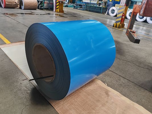 comprare 1250mm Laminato prepaintato in acciaio con rivestimento PE / SMP / HDP / PVDF e vernice superiore da 10-25 µm per applicazioni di copertura e pannelli online manufacture