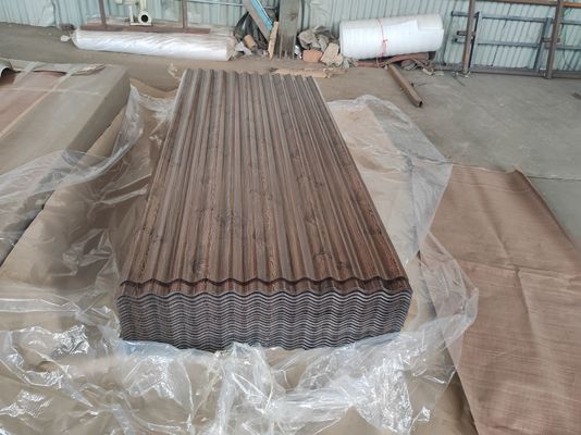 comprare Lastre galvanizzate di metallo ondulato da copertura da 0,14 ∼1,50 mm con rivestimento in zinco da 30 ∼275 g/m2 per pannelli di copertura e pareti online manufacture