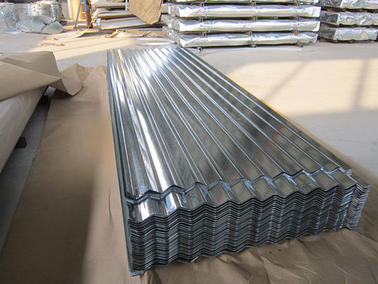 comprare Carta di copertura galvanizzata ondulata SGCC con rivestimento in zinco da 60 ‰ 275 g/m2 e profilo ondulato da 76 mm per rivestimenti di tetto e pareti online manufacture