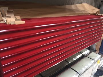 comprare L'uso strutturale ha ondulato gli strati d'acciaio del tetto con gli strati del tetto di Matt Finishing Surface Corrugated Steel online manufacture