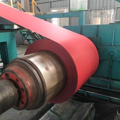 comprare DX51D PPGI bobina di acciaio galvanizzato preverniciato fino a 1500 mm di larghezza per applicazioni di piastre di contenitori e coperture online manufacture