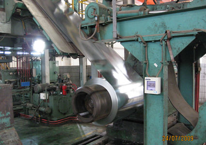 comprare 750×1250 mm bobina di acciaio galvanizzato rivestita di zinco a caldo con superficie spangolare per costruzioni e fabbricazioni industriali online manufacture