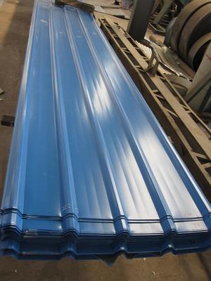 comprare JIS G3322 CGLCC ASTM A792 Lastre di tetto in acciaio ondulato pre-tinto 1500 ∼ 3800 mm Lunghezza per tetti e rivestimenti murali online manufacture