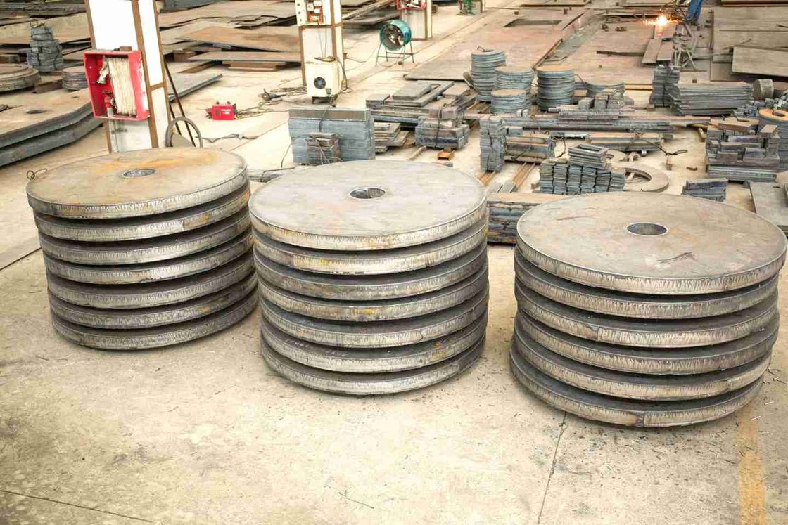 Parti di piastre di acciaio per macchine di taglio metallico e attrezzature industriali