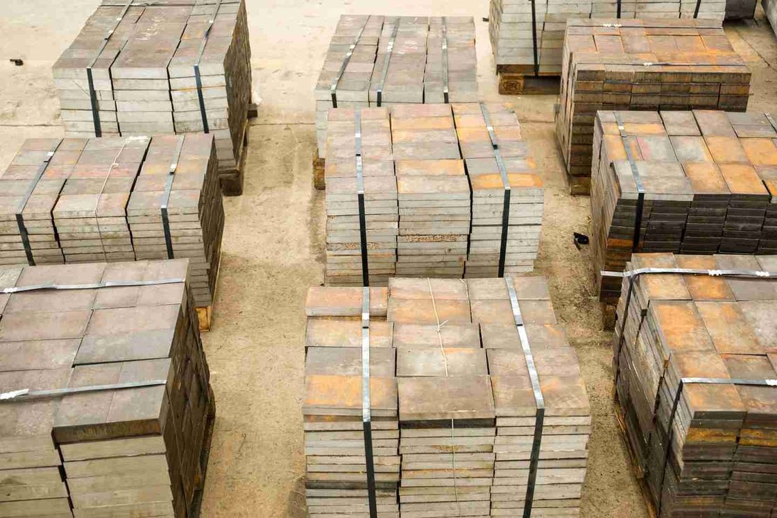 Parti di piastre di acciaio per macchine di taglio metallico e attrezzature industriali