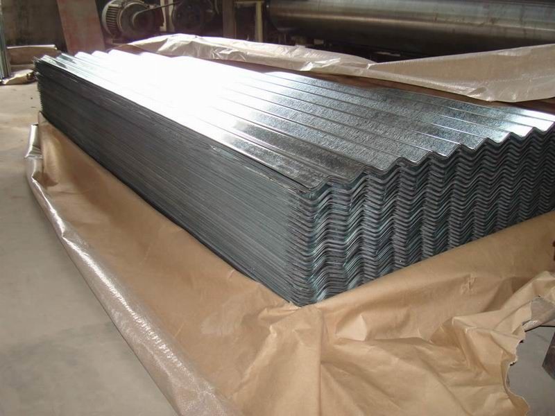AS 1397 G550 Lastra di copertura galvanizzata ondulata piena dura con profilo ondulato da 76 mm e rivestimento in zinco da 40 ‰ 275 g/m2