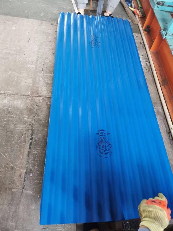 Lastre galvanizzate di metallo ondulato da copertura da 0,14 ∼1,50 mm con rivestimento in zinco da 30 ∼275 g/m2 per pannelli di copertura e pareti