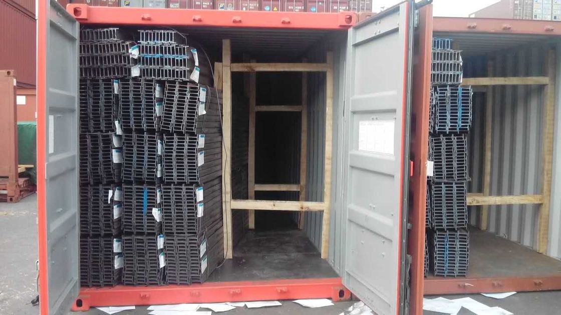 GB700 Q235B Q345B JIS G3101 SS400 Fascia di acciaio laminato a caldo I per costruzioni strutturali