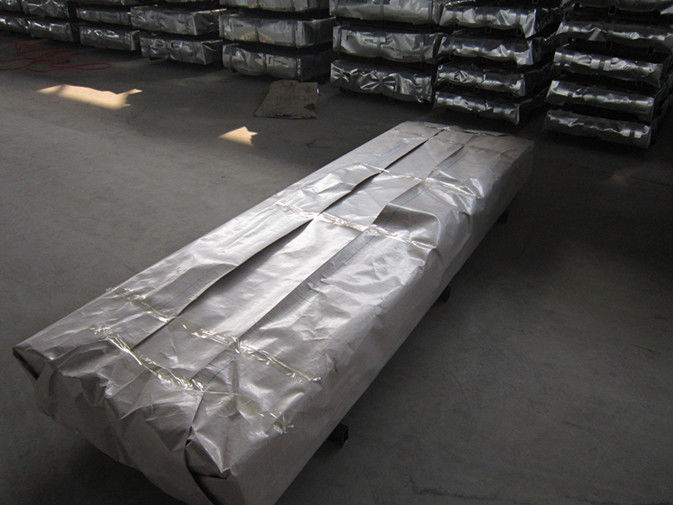 JIS SGCC / SGCH / G550 Lastra galvanizzata ondulata con larghezza effettiva di 650 mm e lunghezza fino a 3600 mm