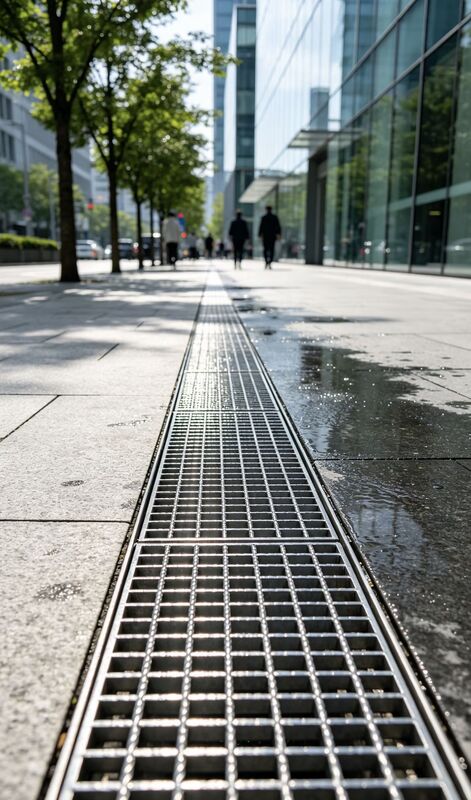 Grigliato in acciaio zincato a caldo per impieghi gravosi 40x5mm per piattaforme di accesso industriali pesanti