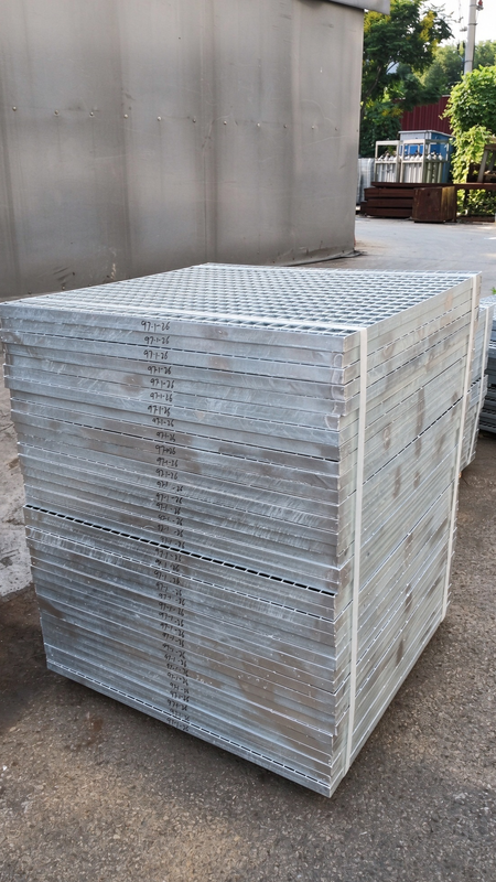 32×5 mm Griglia galvanizzata in acciaio a caldo per piattaforma di passerella per contenitori