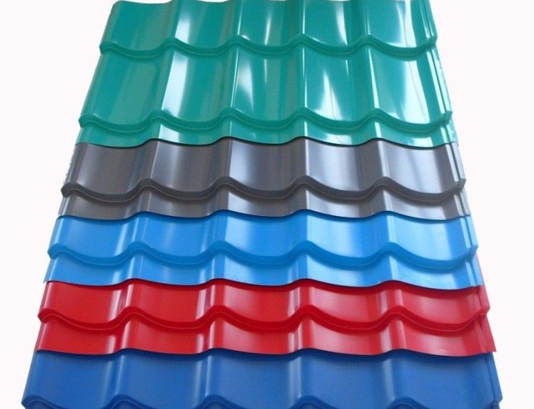 Colore personalizzato CGCC DX51D+Z Lastre di tetto in acciaio ondulato pre-dipinte per tetti e rivestimenti murali