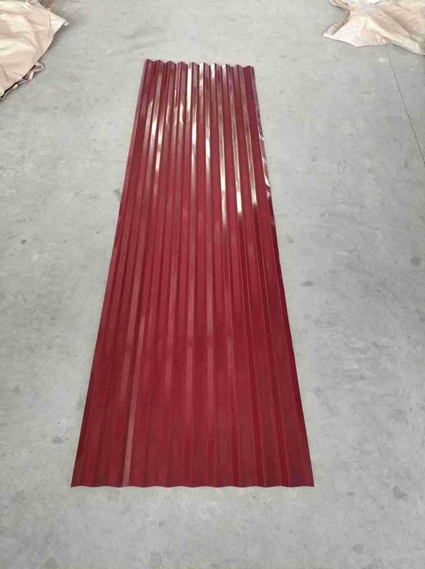 Fogli di copertura in acciaio ondulato in galvalume rivestiti di colore JIS G3322 CGLCC ASTM A792 per pannelli di copertura e pareti