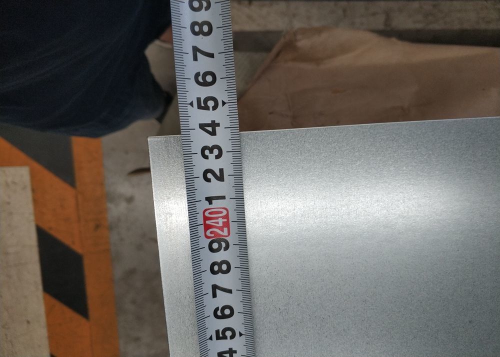 Lamiera ondulata zincata a caldo YX75-200-600 Q235 Q345 40–275 g/m² per coperture industriali