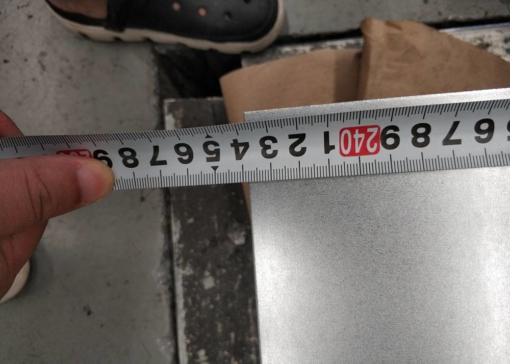 3.8mm Z275 DX51D lamiera di acciaio galvanizzato a caldo 1000 ∼ 1500 mm di larghezza per applicazioni strutturali e di fabbricazione